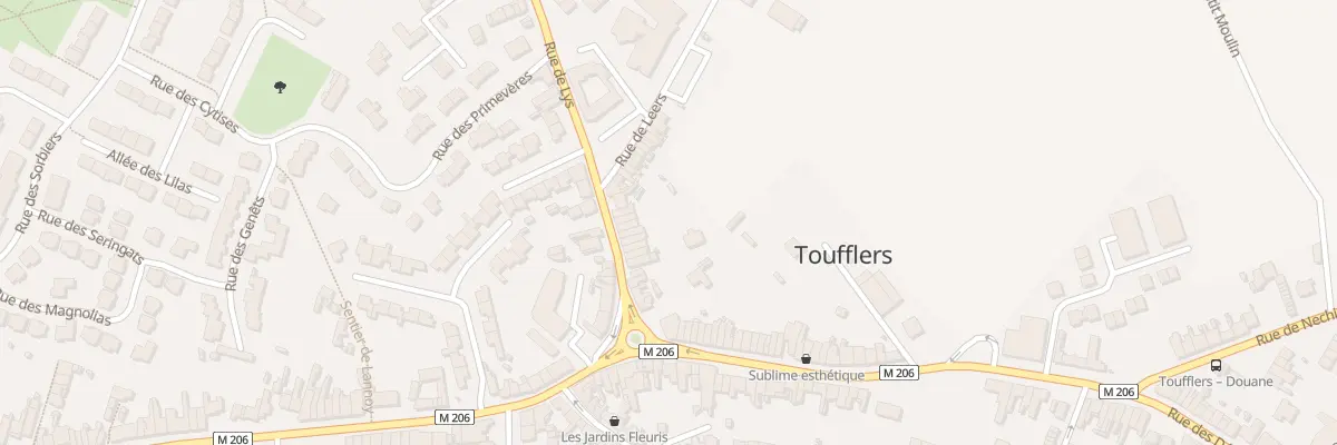 Plan du 6 Rue de Lys à Toufflers