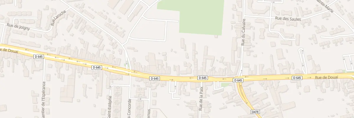 Plan du 94 Rue de Douai à Auberchicourt