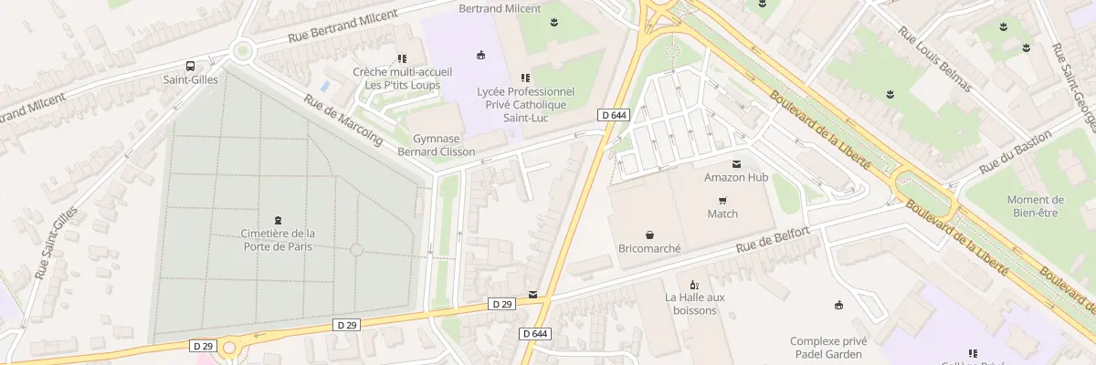 Plan du 178 Av de Paris à Cambrai