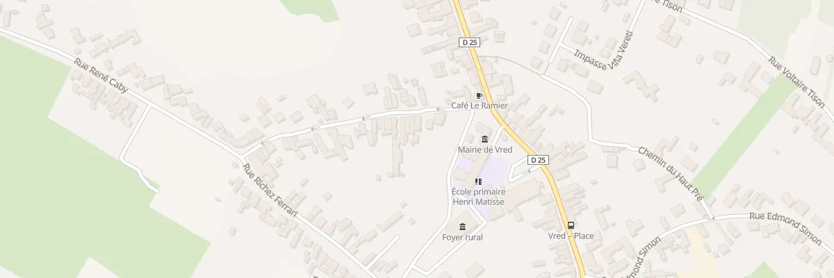 Plan du 53 Rue Rene Caby à Vred
