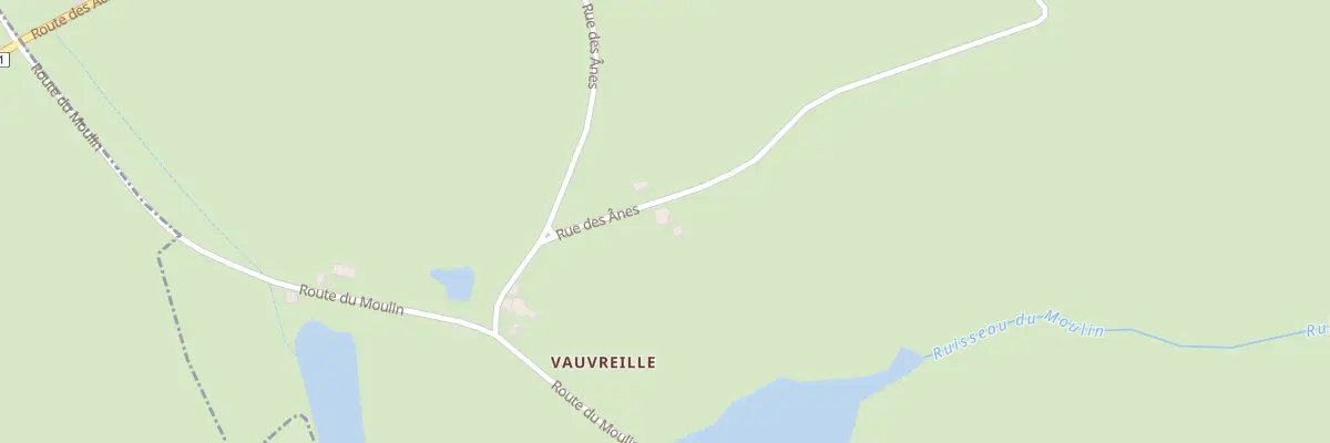Plan du 33 Vauvreille à Toury-sur-Jour