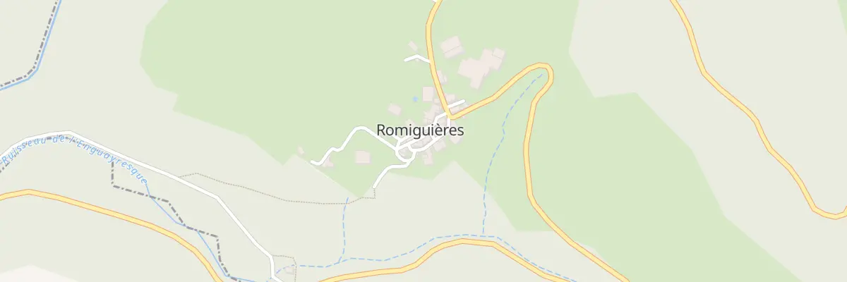 Plan du 2 Rue de l’Orb à Romiguières