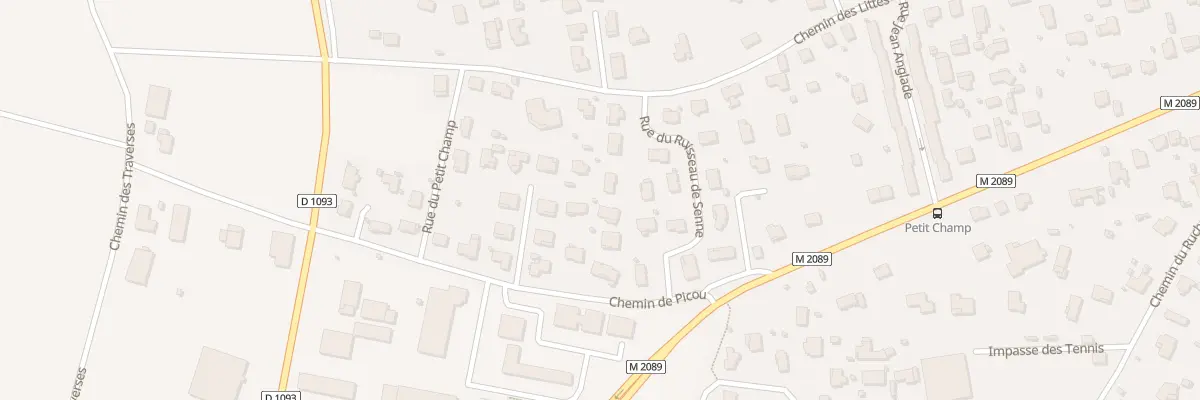 Plan du 8 Rue du Ruisseau de Senne à Pont-du-Château