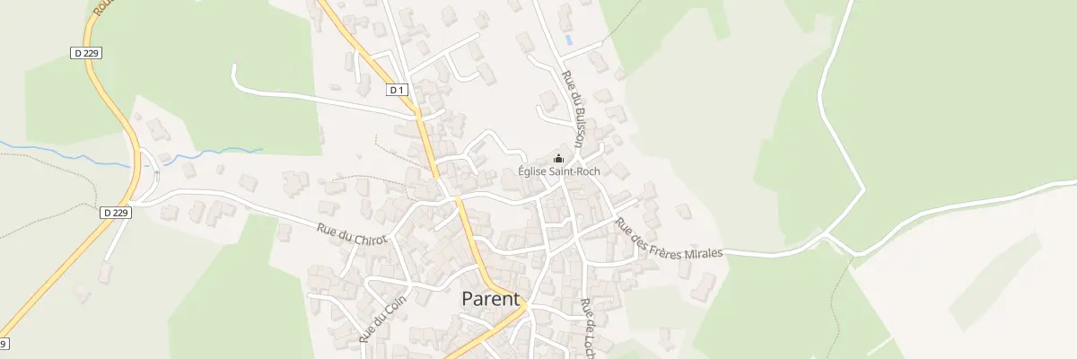 Plan du 2 Rue de la Poste à Parent