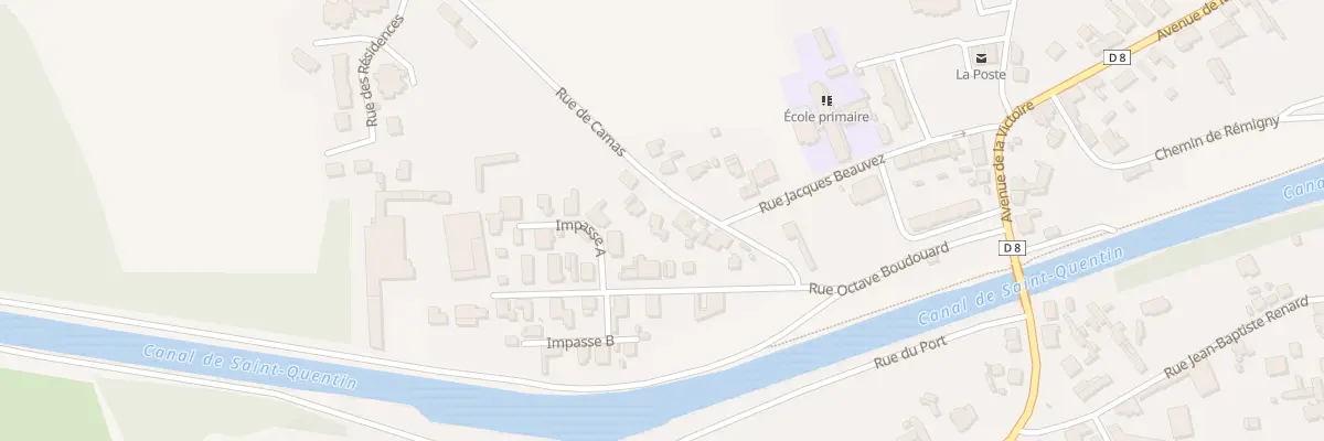 Plan du 8 Rue de Camas à Jussy