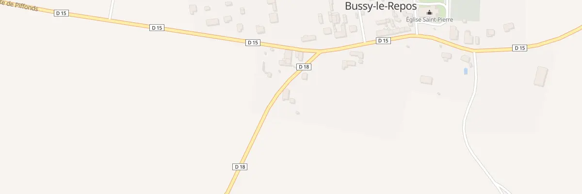 Plan du 3 Rte de Saint Martin à Bussy-le-Repos