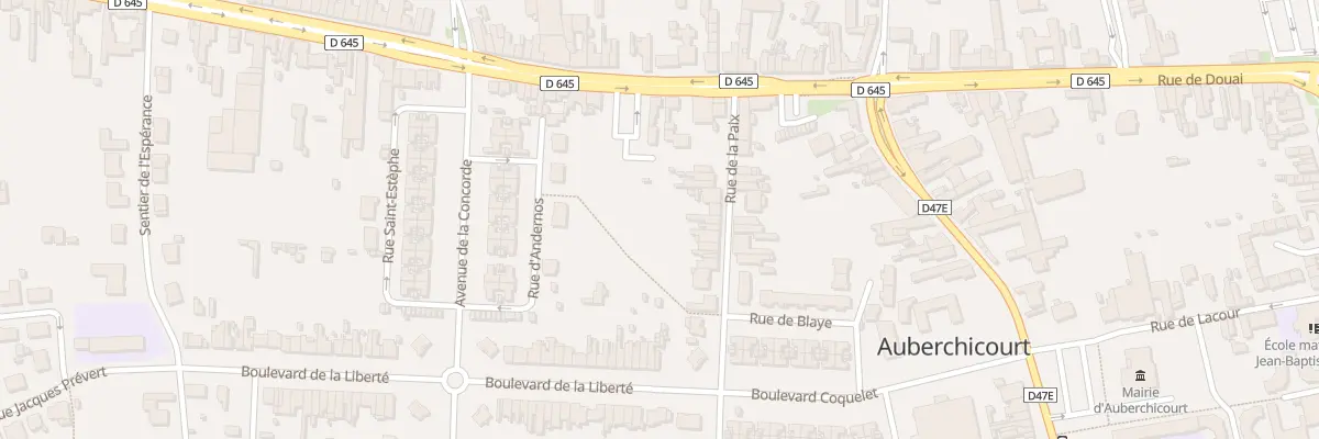 Plan du 20 Rue de la Paix à Tilloy-lez-Marchiennes