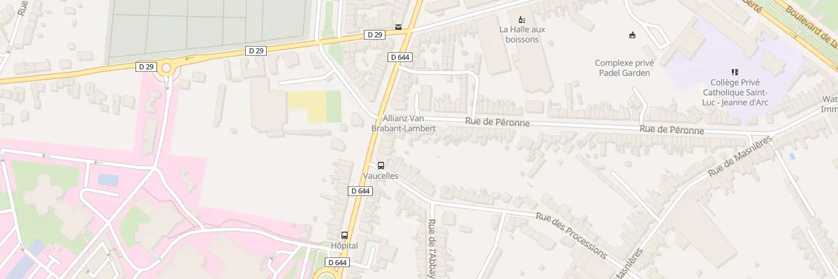 Plan du 111 Rue de Péronne à Cambrai