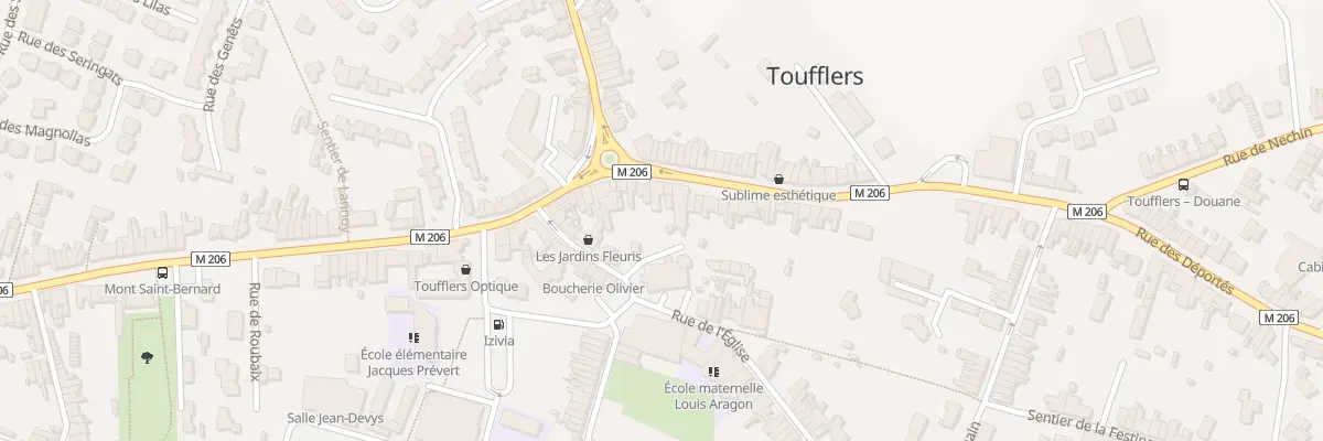 Plan du 18 Pl de la République à Toufflers