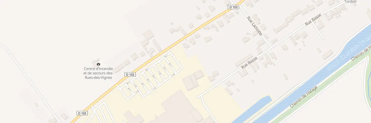 Plan du 1428 Rue Haute aux Rues-des-Vignes