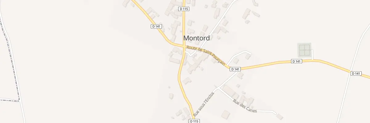 Plan du 2 Pl des Marronniers à Montord