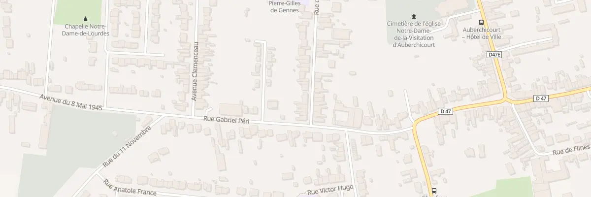 Plan du 90 Rue de la Paix à Auberchicourt