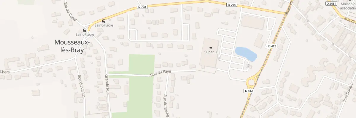 Plan du 195 Rue du Pave à Mousseaux-lès-Bray