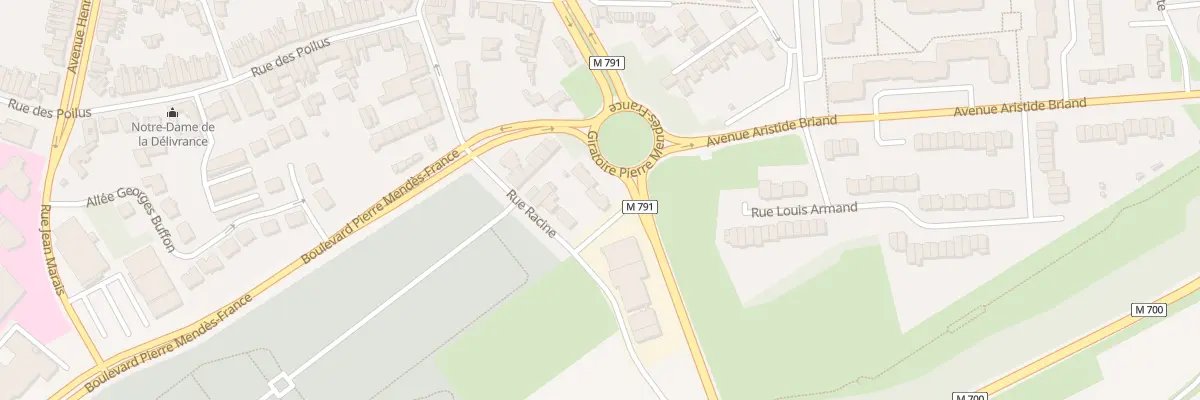 Plan du 551 Rue Racine à Wattrelos