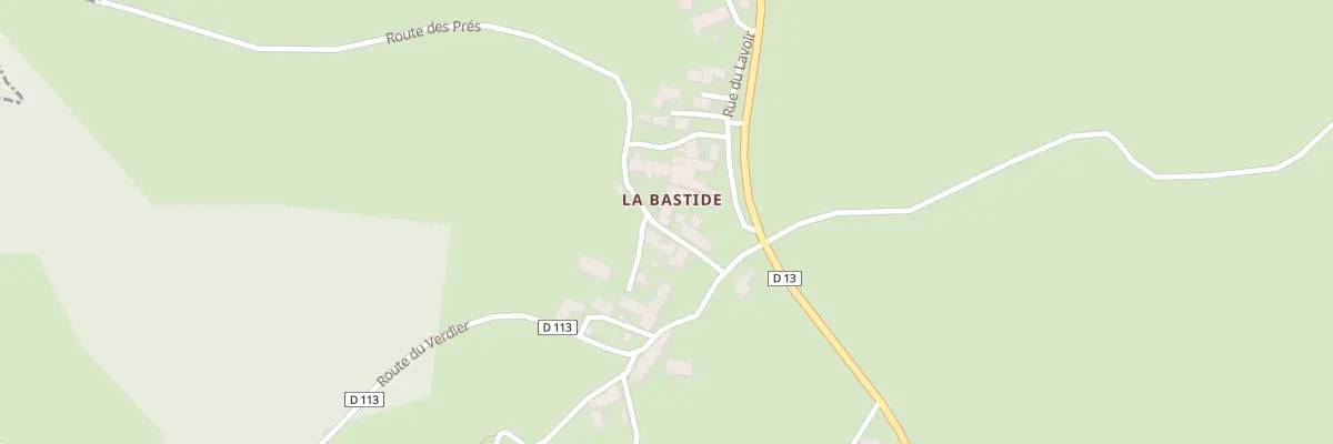 Plan du 5015 La Bastide à Lastic