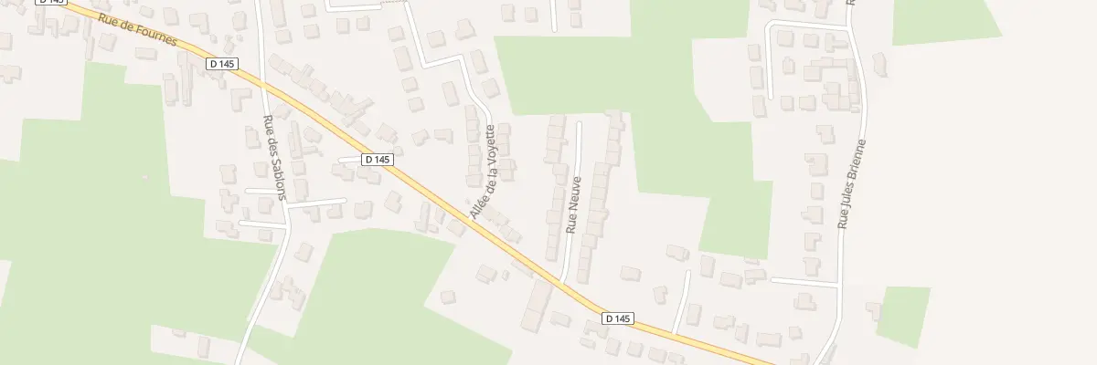 Plan du 13 Rue Neuve à Genech