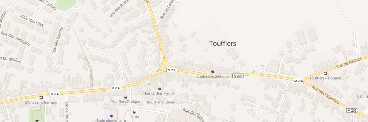 Plan du 7 Rue des Déportés à Toufflers
