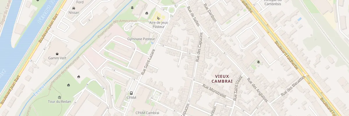 Plan du 4 Imp Coupe Draps à Cambrai