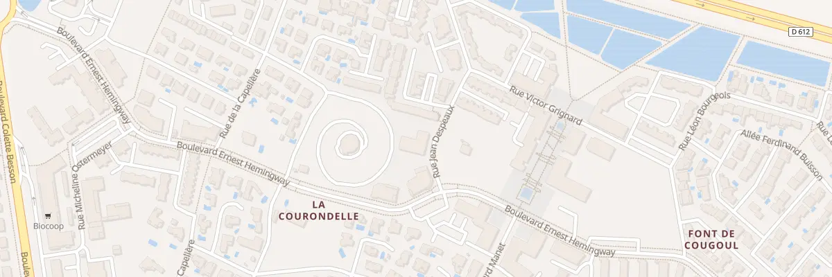 Plan du 711 Rue Jean Despeaux à Béziers