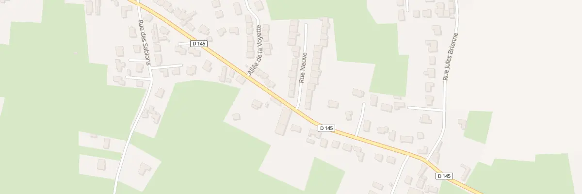 Plan du 1 Rue Neuve à Genech