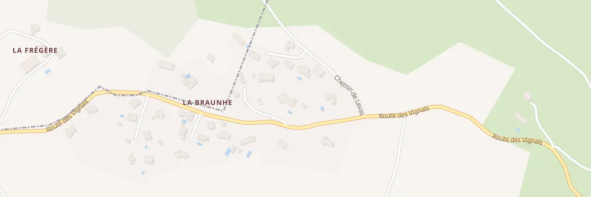 Plan du 2 Che de la Source à Pézènes-les-Mines
