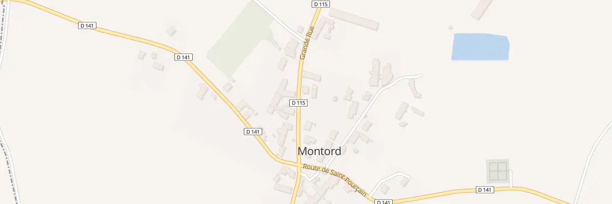 Plan du 10 Gr Grande Rue à Montord