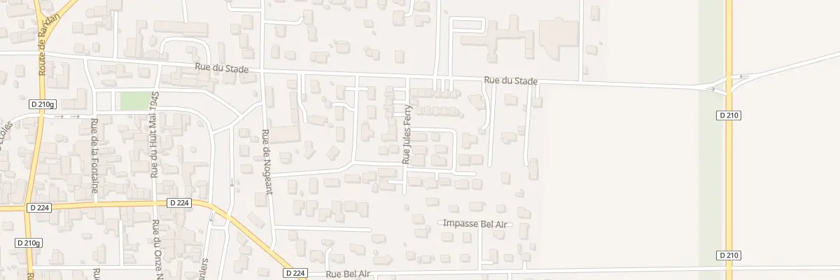 Plan du 2 Rue Julie Daubie à Ennezat