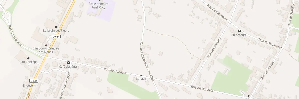 Plan du 105 Rue Abbaye de Vaucelles à Cambrai