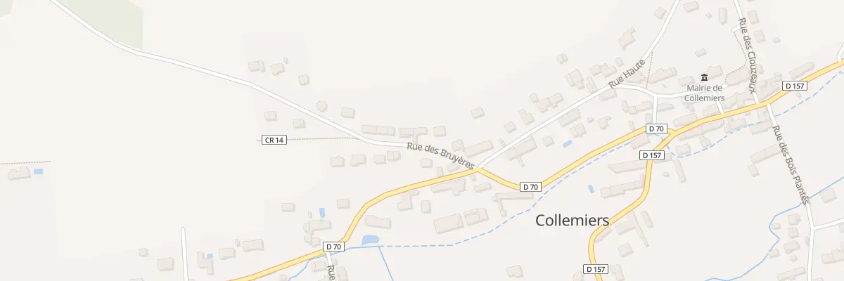 Plan du 12 Rue des Bruyères à Collemiers
