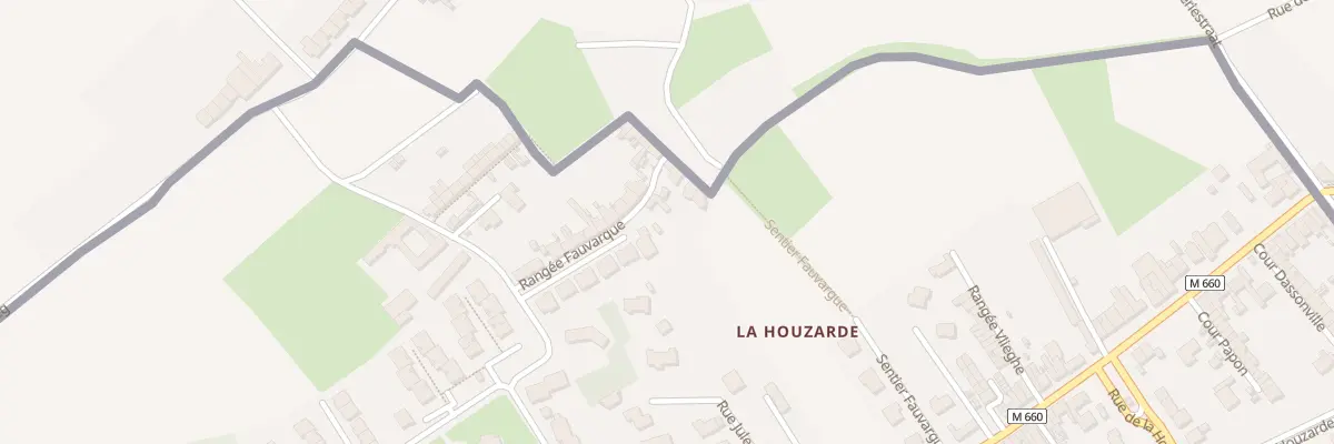 Plan du 21 Imp Fauvarque à Wattrelos