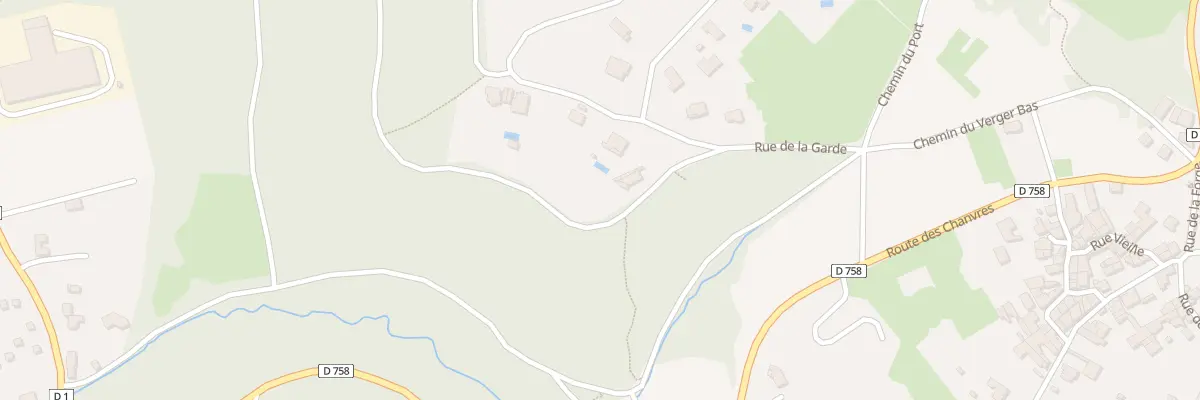 Plan du 10 Rue de la Garde à Saint-Maurice