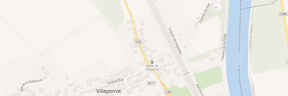 Plan du 8 Rue de Pont-sur-yonne à Villeperrot