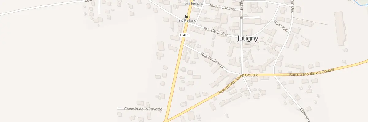 Plan du 3 Rte Nationale à Jutigny