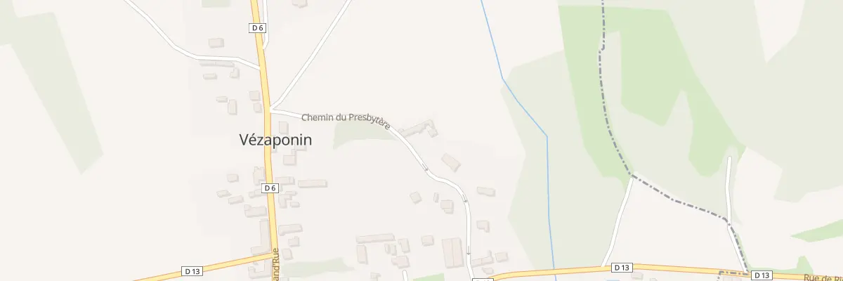 Plan du 1 Che du Presbytere à Vézaponin