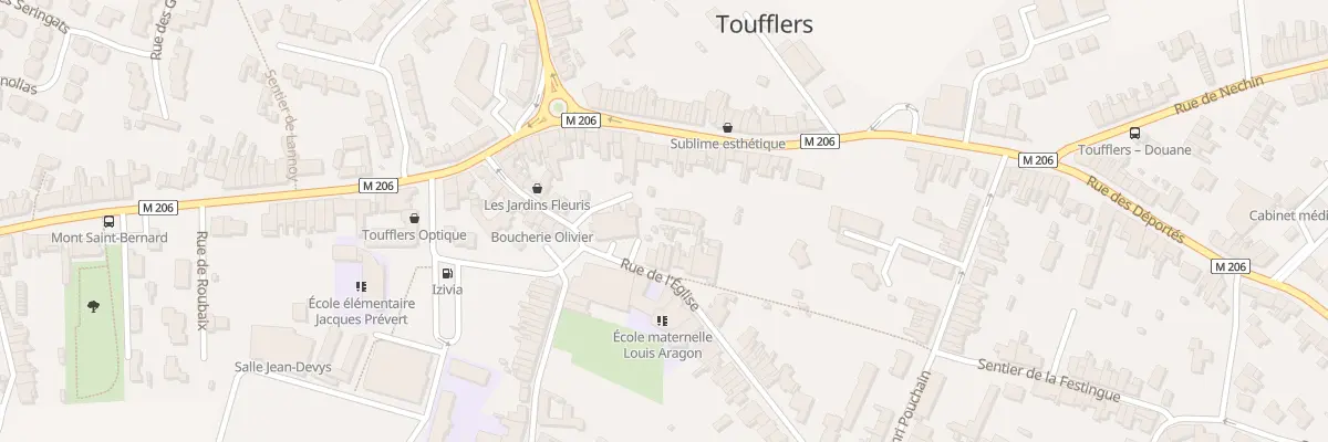 Plan du 23 Rue de l’Église à Toufflers