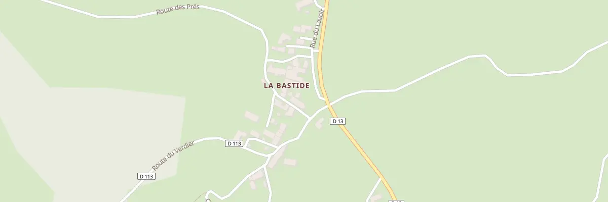 Plan du 5011 La Bastide à Lastic