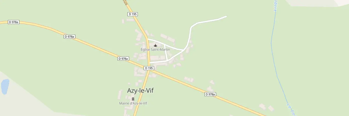 Plan du 8 Rue de la Noue à Azy-le-Vif