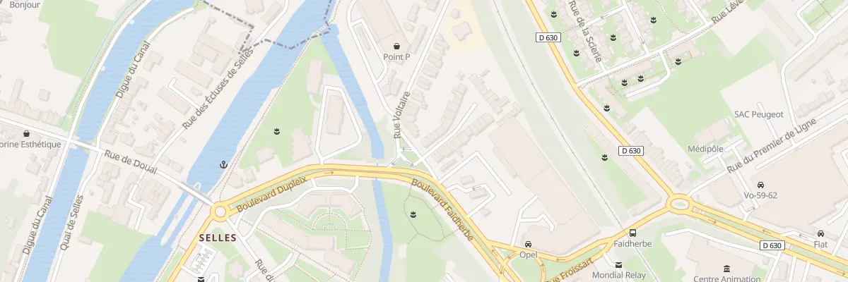 Plan du 202 Bd Faidherbe à Cambrai