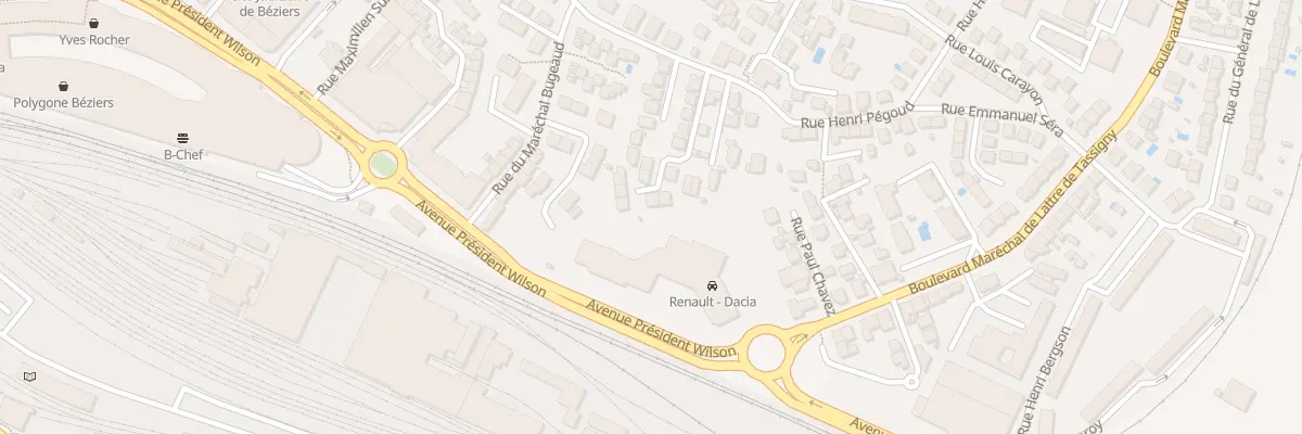 Plan du 11 Rue Charles Nungesser à Béziers