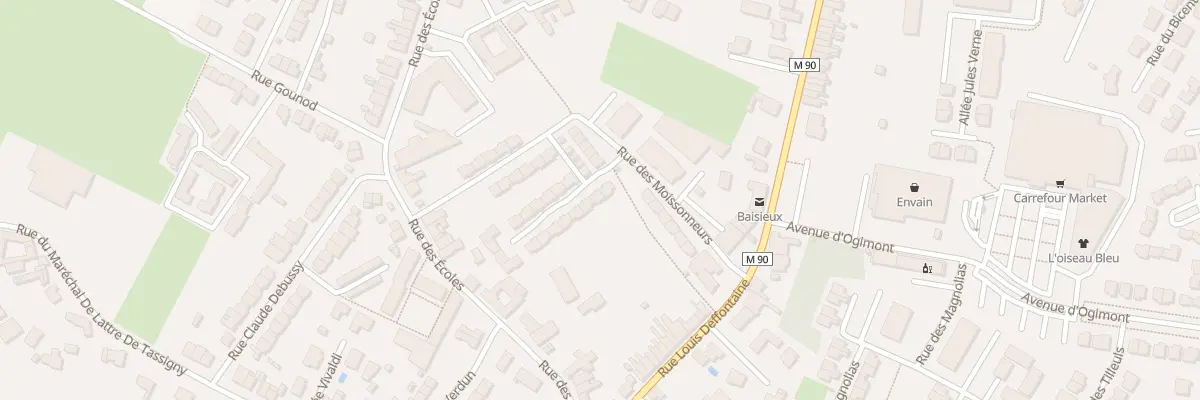 Plan du 3 Rue des Laboureurs à Baisieux