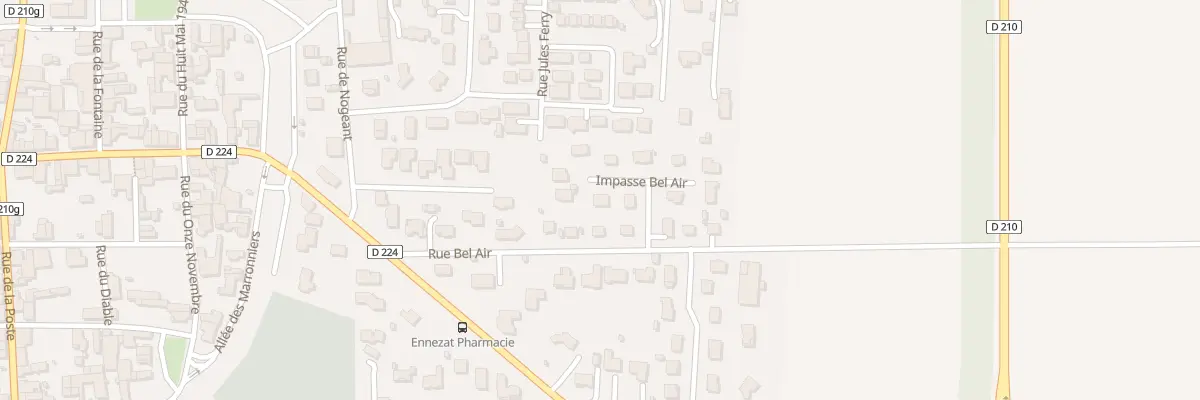 Plan du 5 Imp Bel-air à Ennezat