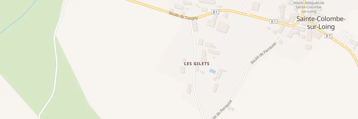 Plan du 6 Ham Les Gilets à Treigny-Perreuse-Sainte-Colombe