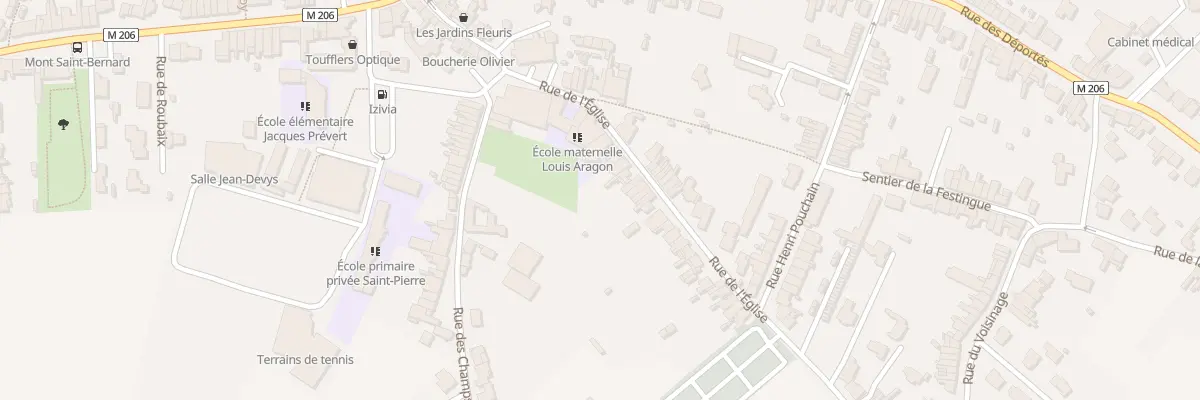 Plan du 42 Rue de l’Église à Toufflers