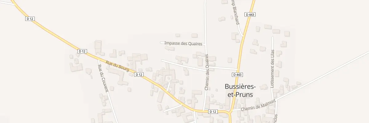 Plan du 4 Rle le Sentier à Bussières-et-Pruns