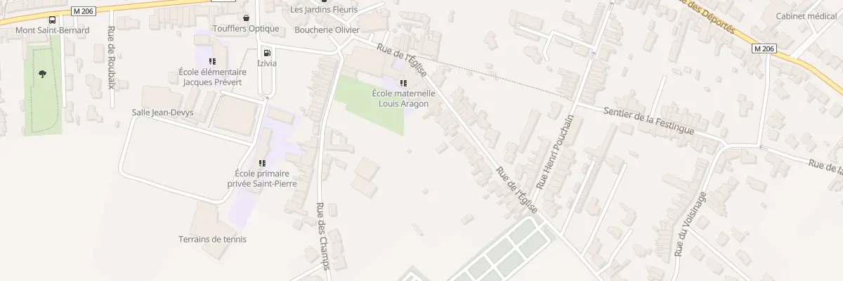 Plan du 46 Rue de l’Église à Toufflers