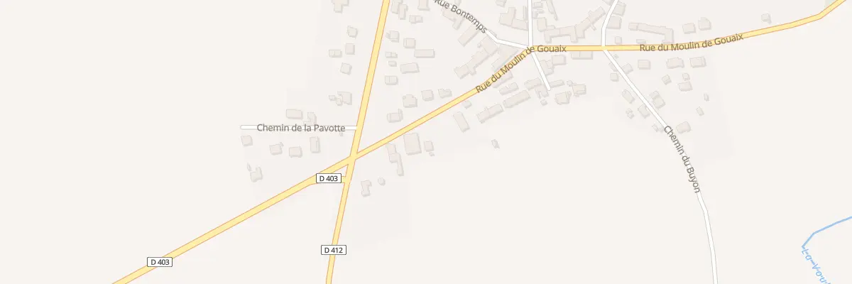 Plan du 20 Rue du Moulin de Gouaix à Jutigny