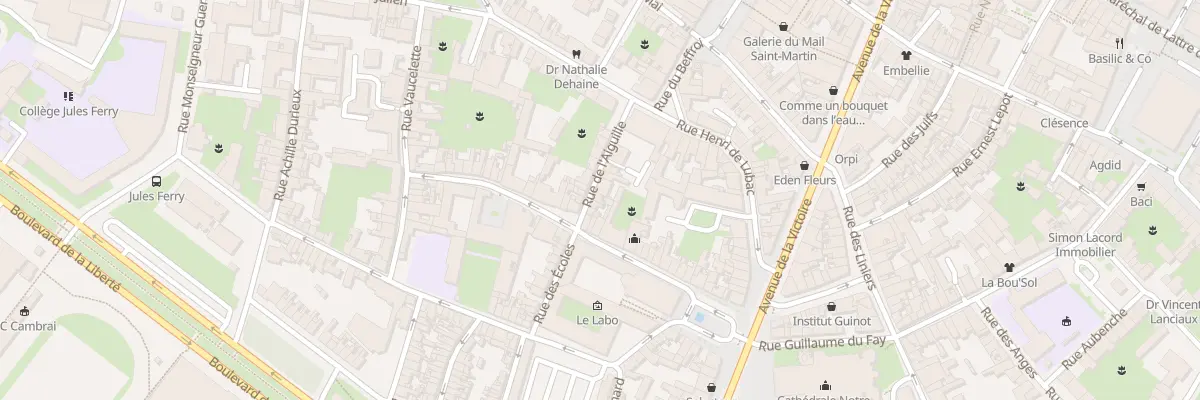 Plan du 15 Rue de l’Aiguille à Cambrai