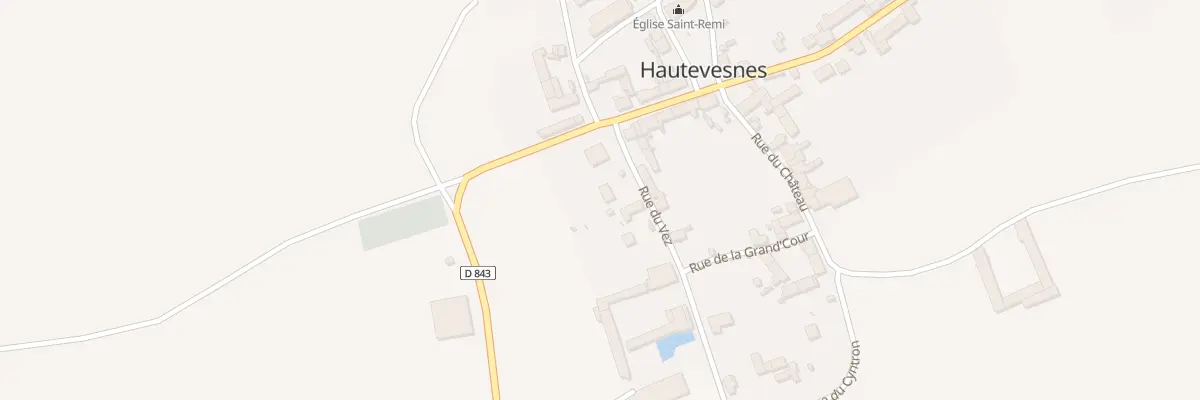Plan du 4 Rue du Vez à Hautevesnes