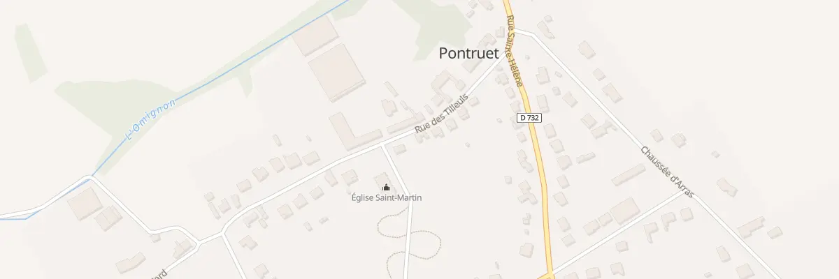 Plan du 9 Rue des Tilleuls à Pontruet