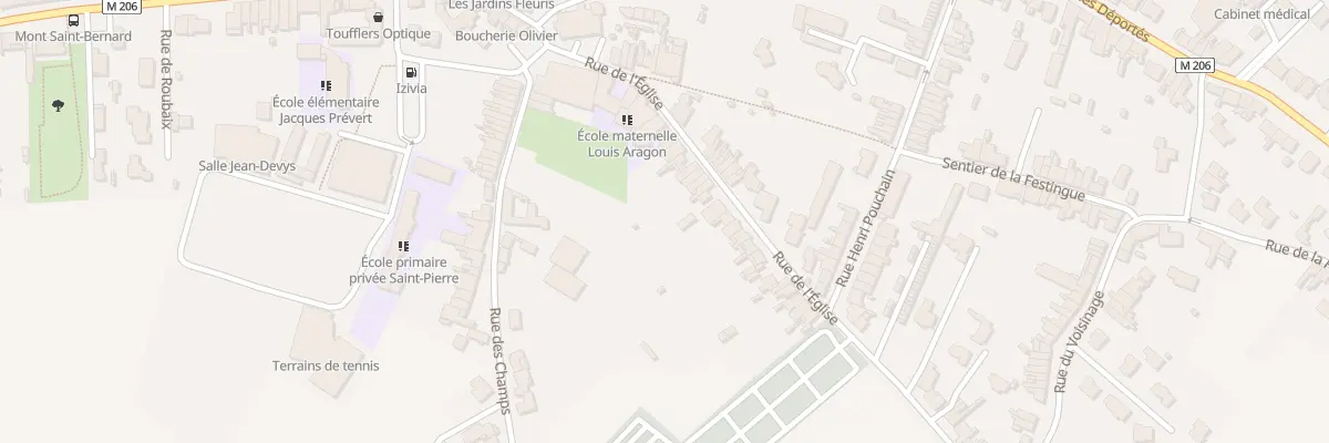 Plan du 50 Rue de l’Église à Toufflers